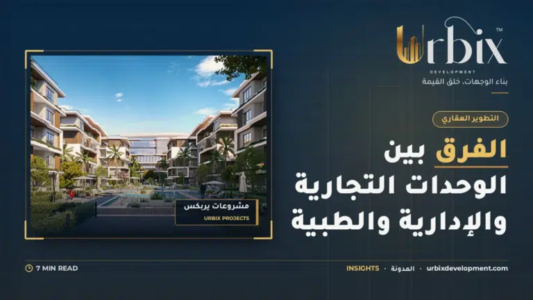 الوحدات التجارية والادارية والطبية